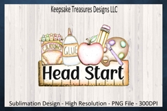 Head Start Back To School Sublimation T-Shirt Png Design Product Image 1