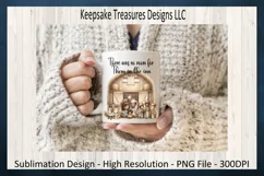 There Was No Room For Them In The Inn, Luke 2:7, Sublimation Product Image 3