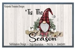 &#039;Tis The Season, #2, Christmas, Gnome, Sublimation PNG Product Image 1
