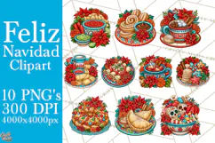 Feliz Navidad Clipart | Latino Culture Christmas Product Image 1