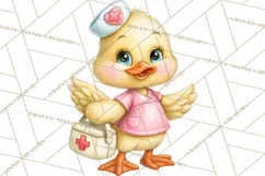 Farm Animal Nurse Clipart PNG | Nursing Sublimation Product Image 11