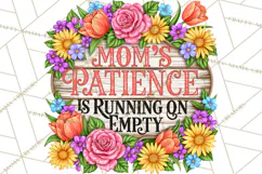 Mom Png | Mama Quotes | Rustic Floral Wood Signs PNG Product Image 5