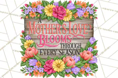 Mom Png | Mama Quotes | Rustic Floral Wood Signs PNG Product Image 6