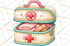 Farm Animal Nurse Clipart PNG | Nursing Sublimation Product Image 9
