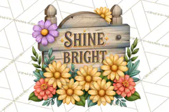 Beautiful Blooms Inspirational Floral PNG Clipart Product Image 5