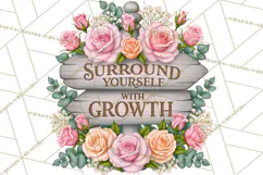 Beautiful Blooms Inspirational Floral PNG Clipart Product Image 6