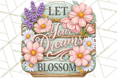 Beautiful Blooms Inspirational Floral PNG Clipart Product Image 8