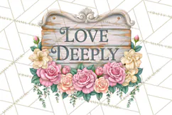 Beautiful Blooms Inspirational Floral PNG Clipart Product Image 9
