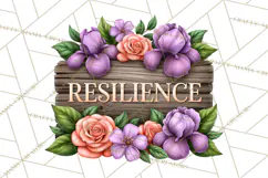 Beautiful Blooms Inspirational Floral PNG Clipart Product Image 10