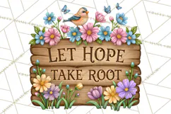 Floral Hope and Healing Inspirational Sympathy Quotes Product Image 11