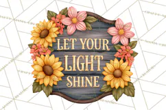 Beautiful Blooms Inspirational Floral PNG Clipart Product Image 2