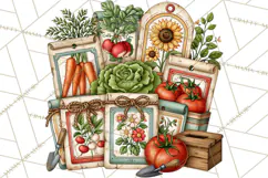 Flourishing Farm Rustic Farmhouse PNG Clipart Product Image 8