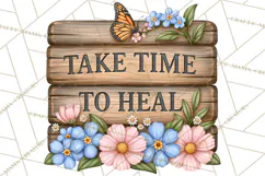 Floral Hope and Healing Inspirational Sympathy Quotes Product Image 11