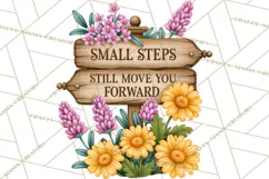 Beautiful Blooms Inspirational Floral PNG Clipart Product Image 11