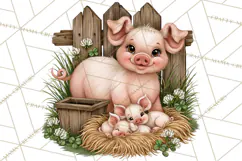 Flourishing Farm Rustic Farmhouse PNG Clipart Product Image 3