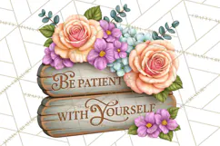 Beautiful Blooms Inspirational Floral PNG Clipart Product Image 3