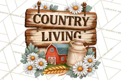 Flourishing Farm Rustic Farmhouse PNG Clipart Product Image 5