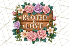 Beautiful Blooms Inspirational Floral PNG Clipart Product Image 4