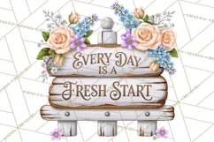 Beautiful Blooms Inspirational Floral PNG Clipart Product Image 8