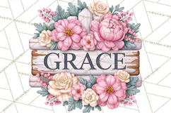 Beautiful Blooms Inspirational Floral PNG Clipart Product Image 10