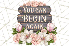 Beautiful Blooms Inspirational Floral PNG Clipart Product Image 11