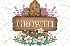 Beautiful Blooms Inspirational Floral PNG Clipart Product Image 2