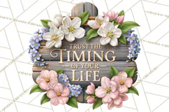 Beautiful Blooms Inspirational Floral PNG Clipart Product Image 3