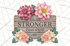 Beautiful Blooms Inspirational Floral PNG Clipart Product Image 7