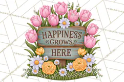 Beautiful Blooms Inspirational Floral PNG Clipart Product Image 8