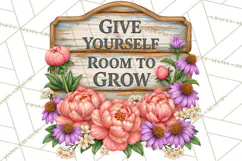 Beautiful Blooms Inspirational Floral PNG Clipart Product Image 11