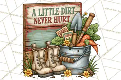 Flourishing Farm Rustic Farmhouse PNG Clipart Product Image 3