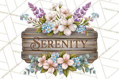 Beautiful Blooms Inspirational Floral PNG Clipart Product Image 3