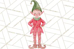 Christmas Watercolor Clipart PNG Illustrations Product Image 9