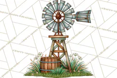 Flourishing Farm Rustic Farmhouse PNG Clipart Product Image 5