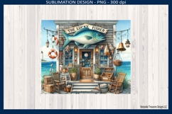 Lucky Fisher 20oz Straight Tumbler Wrap, Sublimation PNG Product Image 2