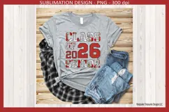 Senior 2026 Sublimation PNG Design|Class of 2026|Graduation Product Image 2