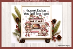 Gigi&#039;s Christmas Kitchen Towels Set 2 Sublimation Png Product Image 4