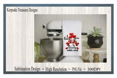 I Love You Gnome Matter What Sublimation PNG Product Image 4