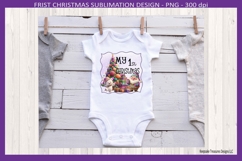 Baby First Christmas Sublimation Png, First Christmas Santa Product Image 3