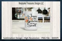Jesus Is The Anchor Of My Soul, Nautical Sublimation PNG Product Image 5