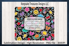 Composition Book, Back To School, Mouse Pad and Coaster png Product Image 3