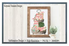Happy Mother's Day, Gnome Tired Tray, PNG, Sublimation Product Image 2