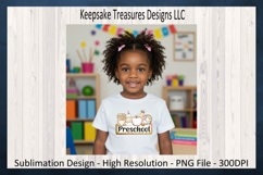 Back To School Preschool Sublimation T-Shirt Png Design Product Image 2