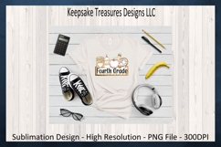 Fourth Grade Back to School T-Shirt Png Design Sublimation Product Image 2