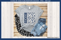 Senior 2026 Sublimation PNG Design|Class of 2026|Graduation Product Image 2