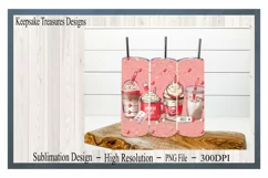 Happy Valentine Nurse Fuel 20ozTumbler Template PNG Product Image 1