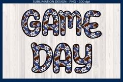 Football Faux Embroidery Sports Team Alpha, Doodle Letters Product Image 2