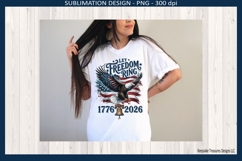 America 250 Anniversary 1776-2026 USA Patriotic Png Product Image 2