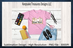 Head Start Back To School Sublimation T-Shirt Png Design Product Image 2
