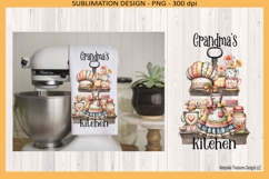 Grandma’s Kitchen Sublimation PNG, Vintage Tiered Tray Decor Product Image 2